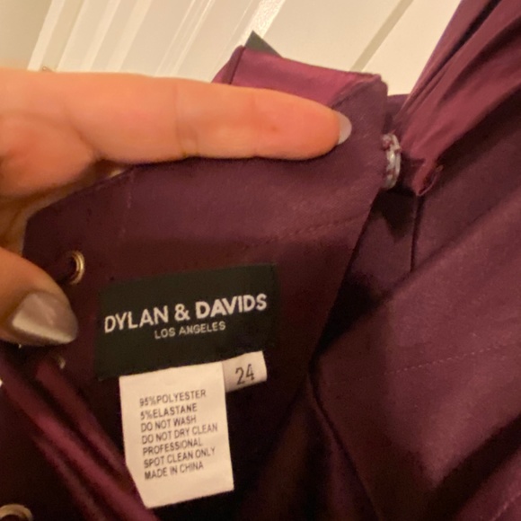 Plum Prom/Wedding Guest Dress - Picture 5 of 6